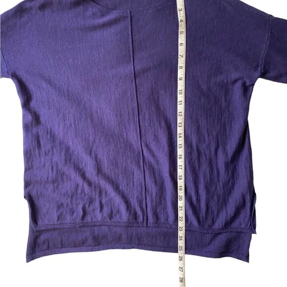 Eileen Fisher Gauzy Cowl Neck Sweater Merino Wool Minimalist Old Money Pullover - Picture 7 of 12